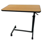 Medical Oak Overbed Table with Wheels for Home and Hospital Use - Shop Home Med