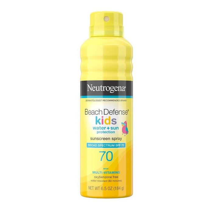 Neutrogena Beach Defense Kids Sunscreen Spray SPF 70 with Multi-Vitamins - 6.5oz - Shop Home Med
