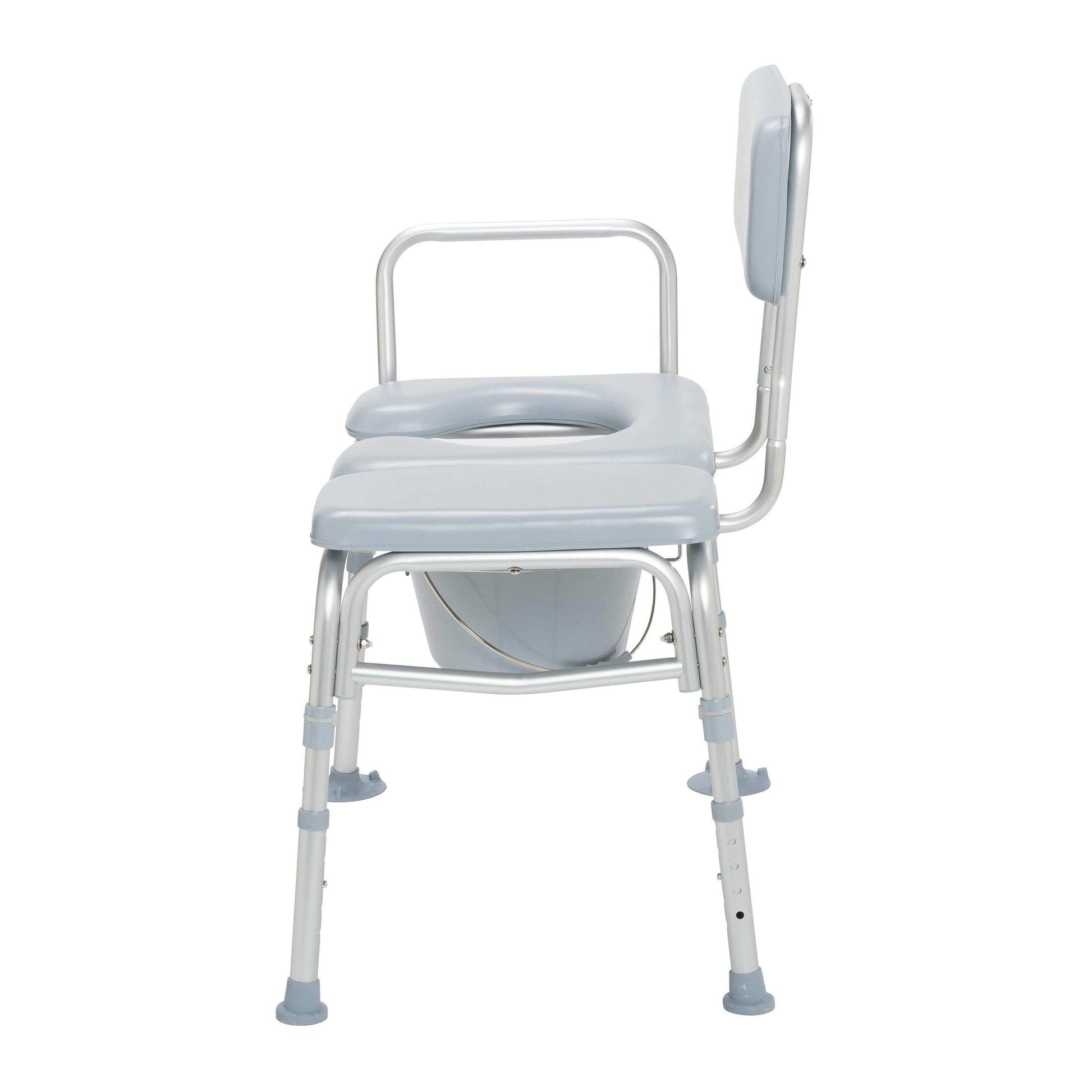 Padded Seat Transfer Bench with Commode Opening - Shop Home Med
