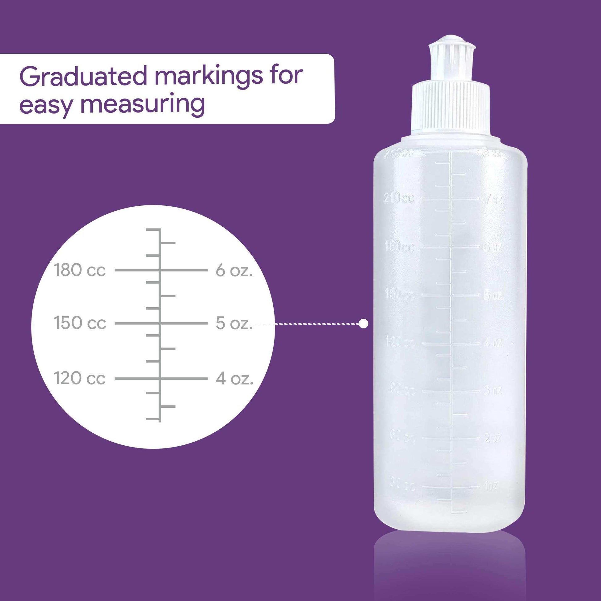 Peri Bottle for Postpartum Care Perineal Squirt Bottle with Lid - 8 oz 3 Pack - Shop Home Med