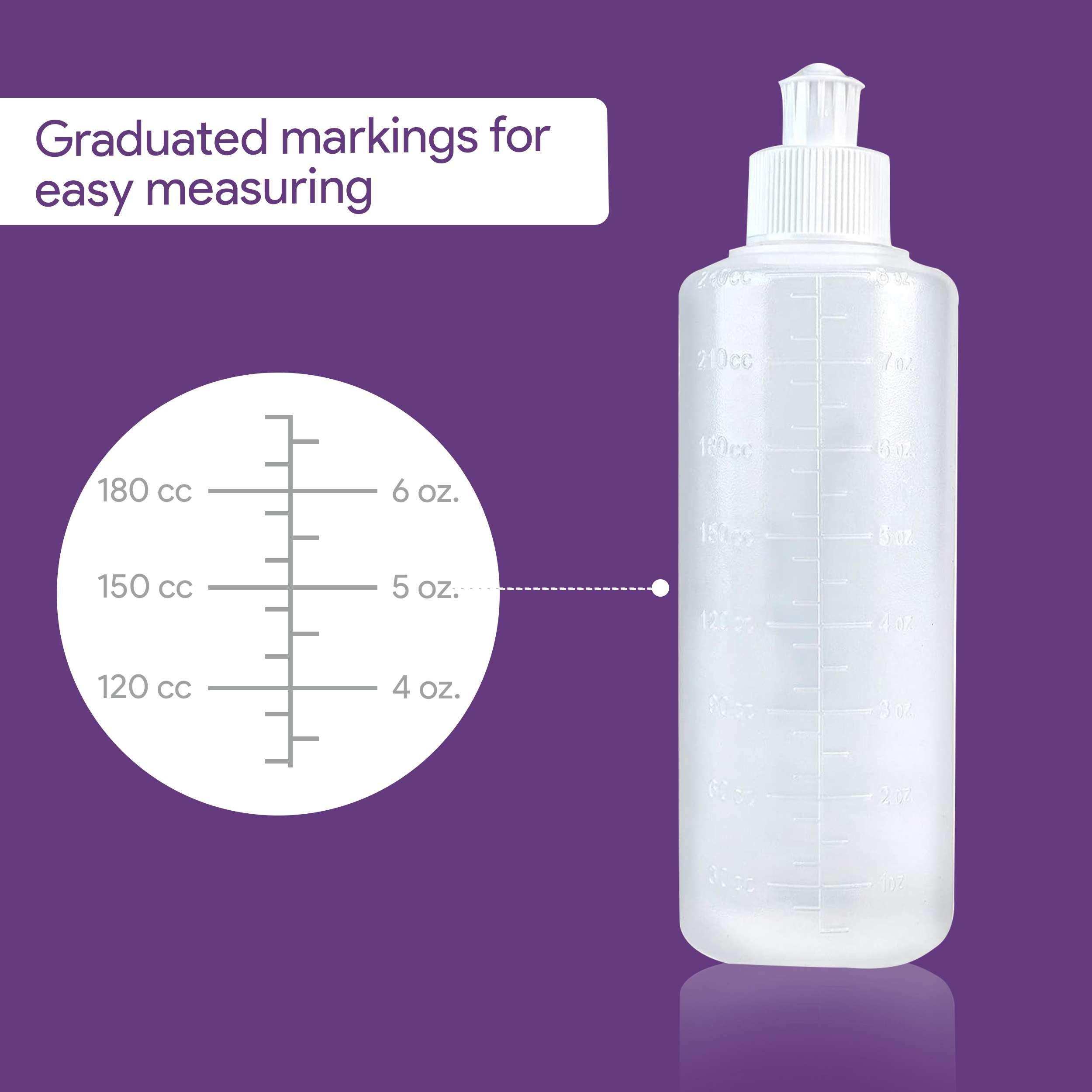 Peri Bottle for Postpartum Care Perineal Squirt Bottle with Lid - 8 oz 3 Pack - Shop Home Med