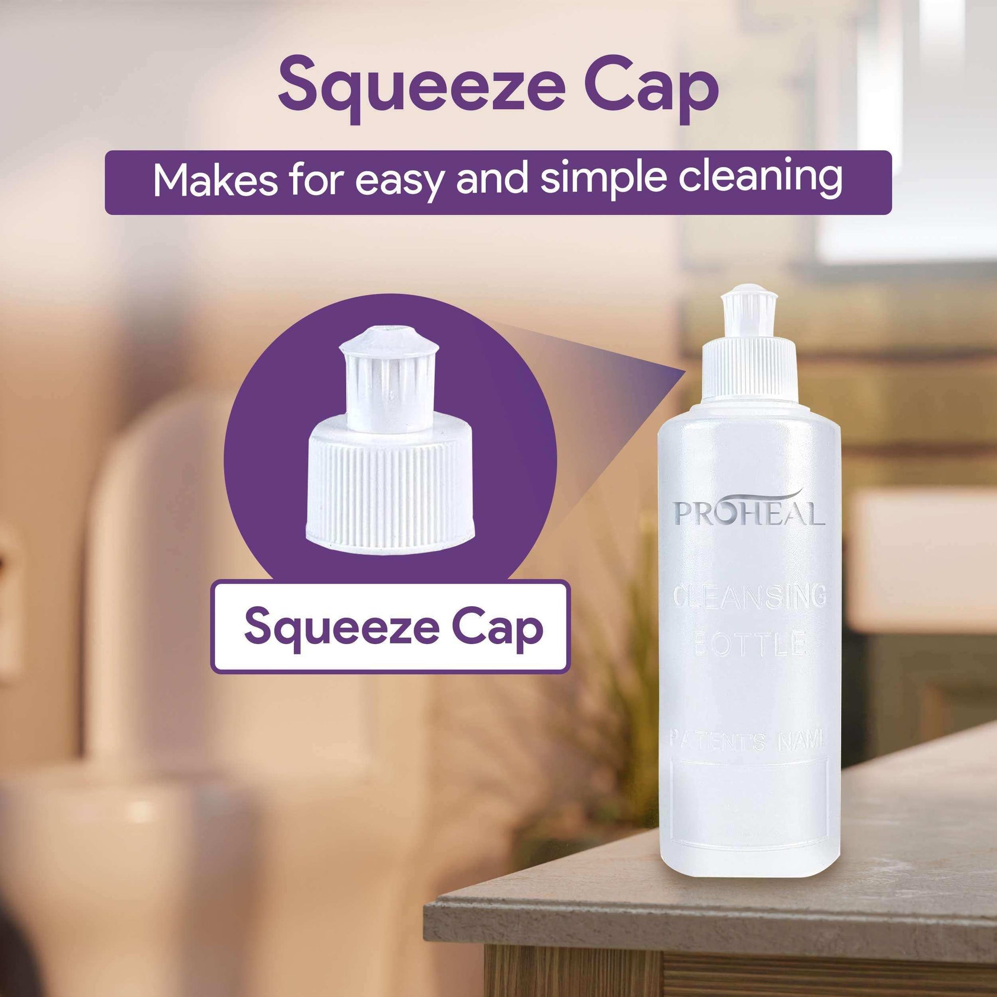 Peri Bottle for Postpartum Care Perineal Squirt Bottle with Lid - 8 oz 3 Pack - Shop Home Med