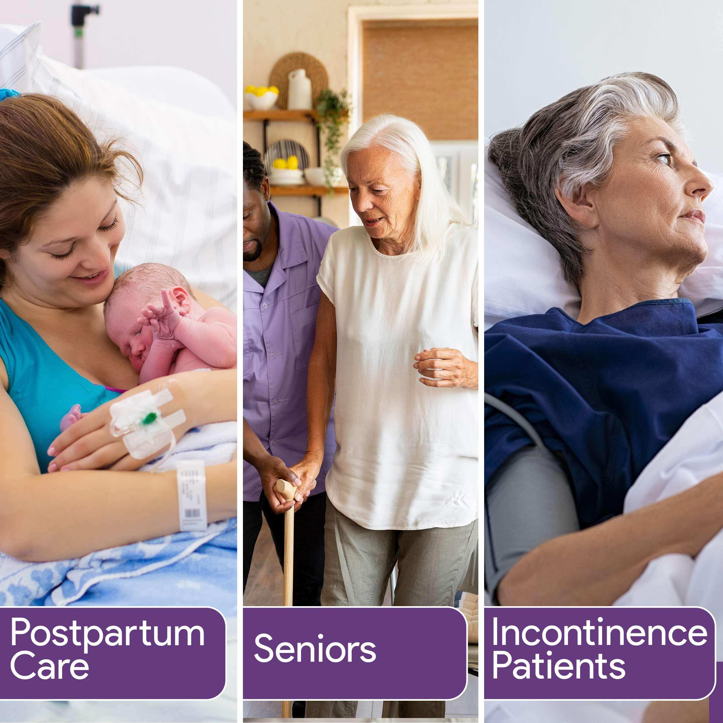 Peri Bottle for Postpartum Care Perineal Squirt Bottle with Lid - 8 oz 3 Pack - Shop Home Med