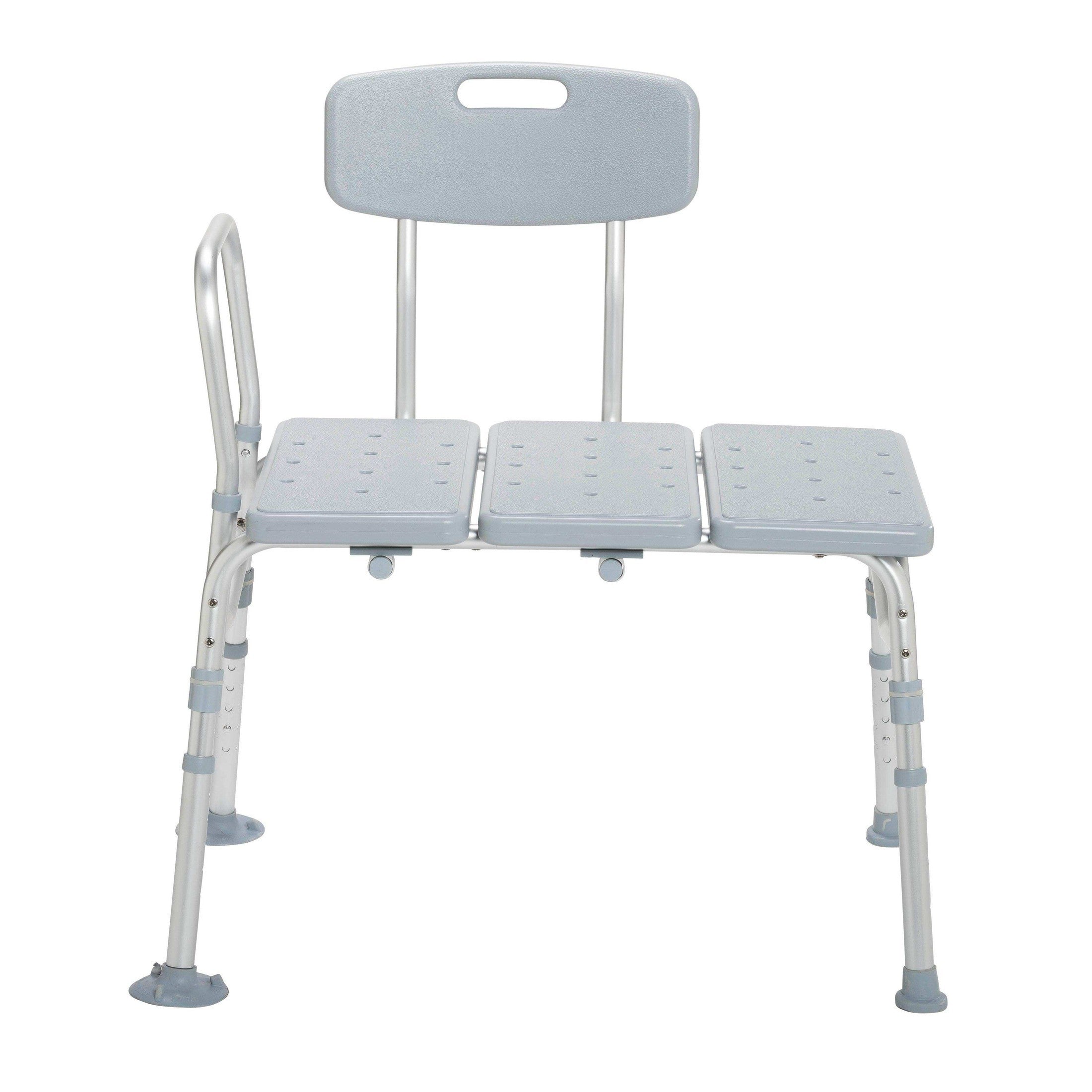 Plastic Tub Transfer Bench with Adjustable Backrest - Shop Home Med