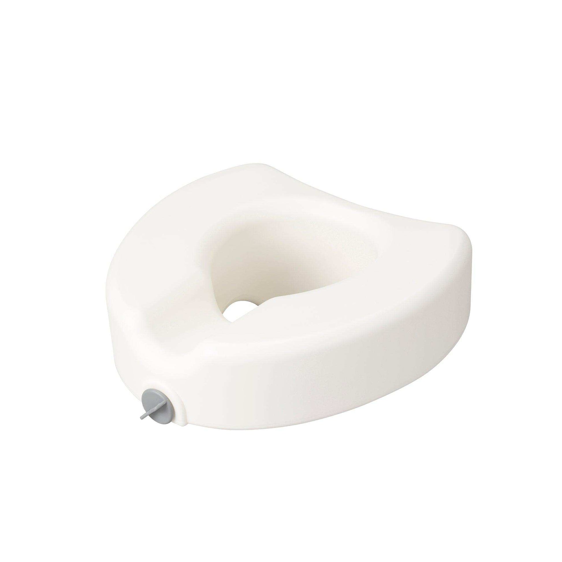 Premium Plastic Raised Toilet Seat with Lock, Elongated - Shop Home Med