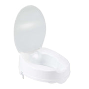 Raised Toilet Seat with Lock and Lid, Standard Seat, 4" - Shop Home Med