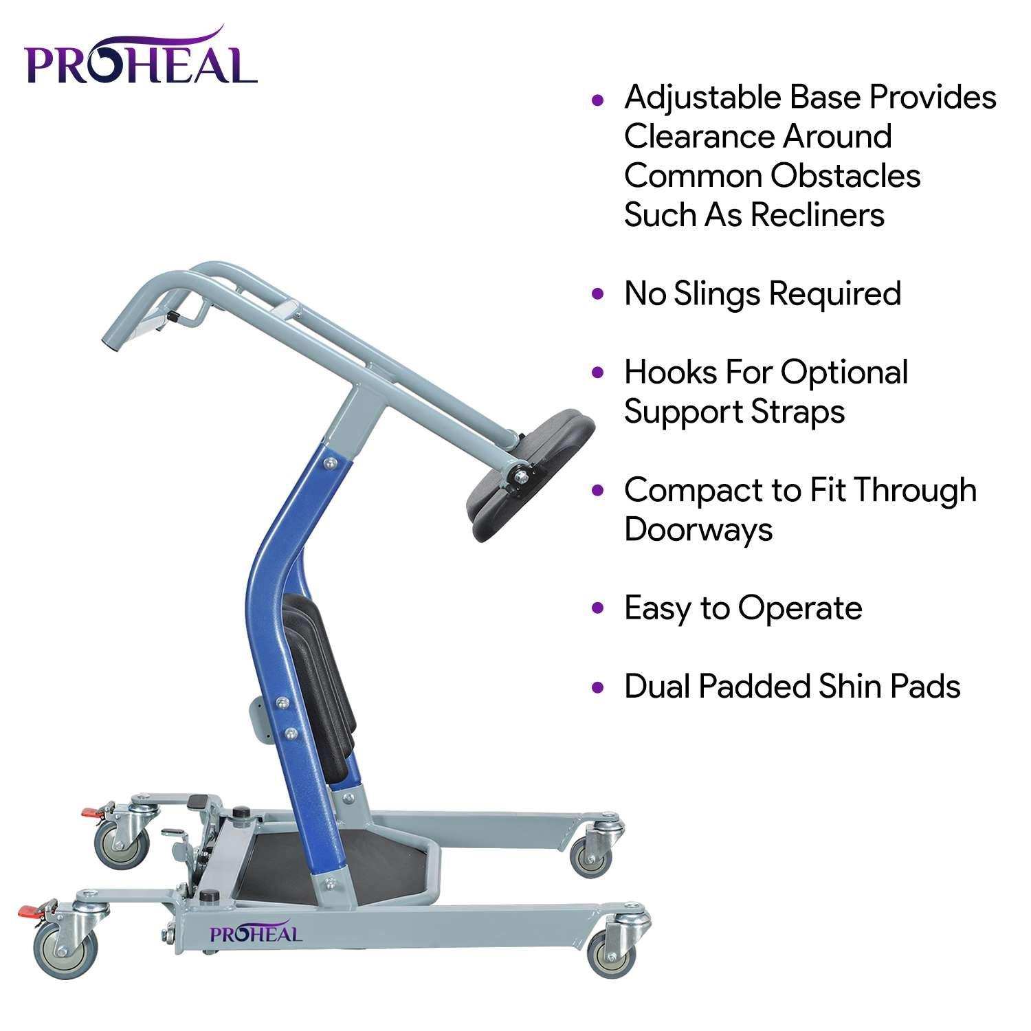 Stand Assist Lift - Adjustable Base - Shop Home Med