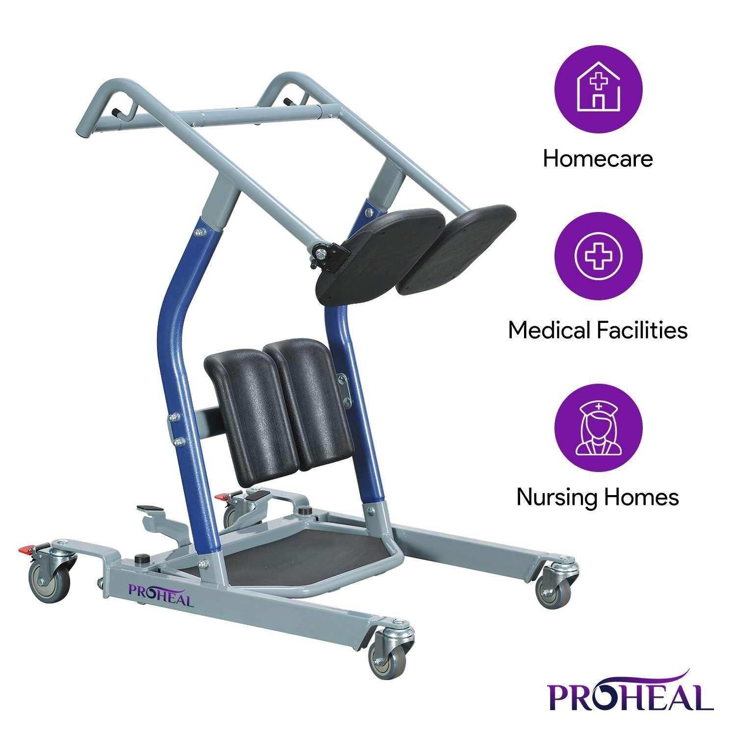 Stand Assist Lift - Adjustable Base - Shop Home Med