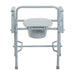 Steel Drop Arm Bedside Commode with Padded Arms - Shop Home Med