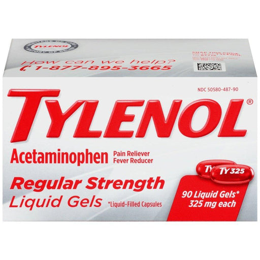 Tylenol Regular Strength Liquid Gels - 90 Ct - Shop Home Med