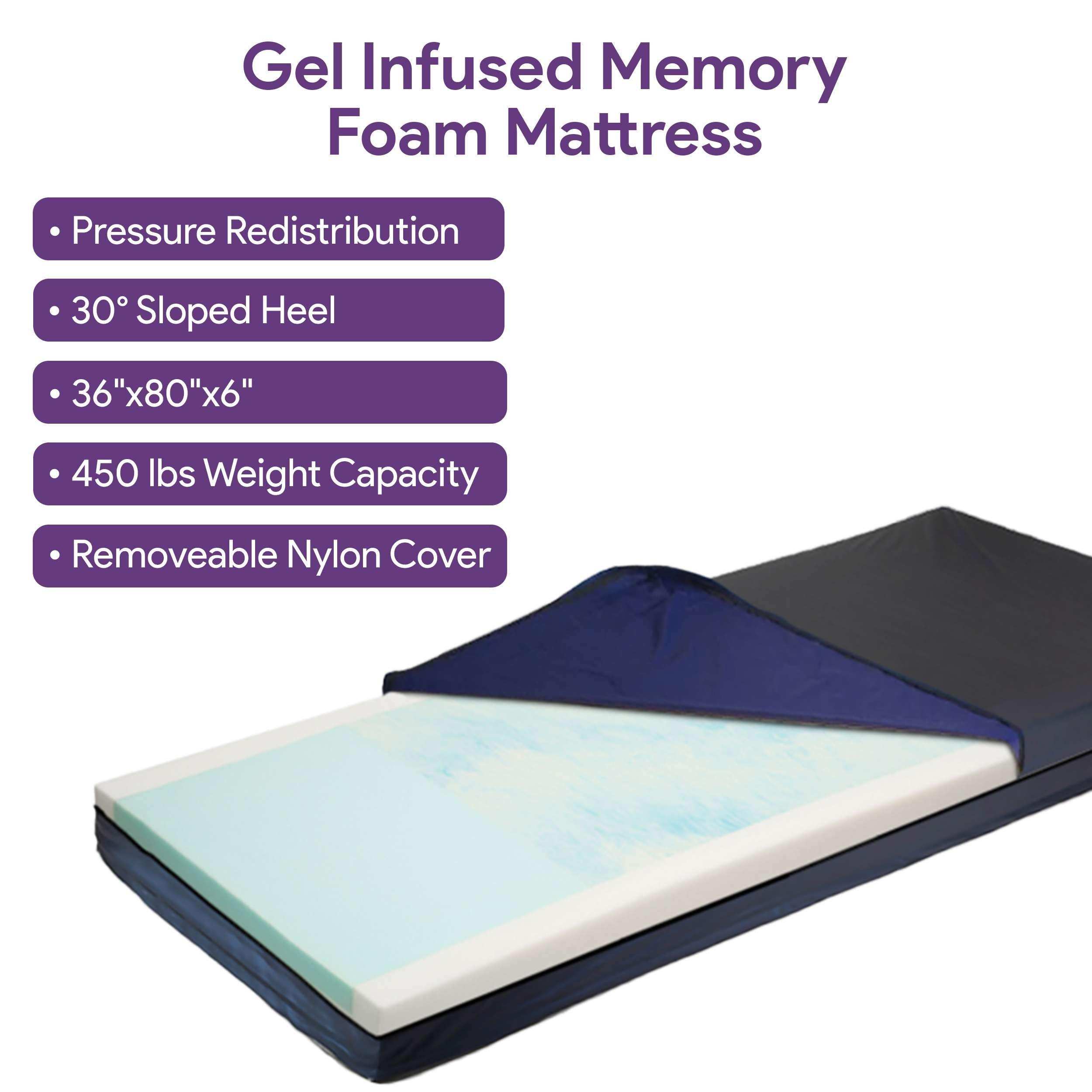 Ultra Low Electric Homecare Hospital Bed and Memory Foam Mattress - Expandable Width - Shop Home Med