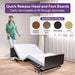 Ultra Low Electric Homecare Hospital Bed - Expandable Width - Shop Home Med