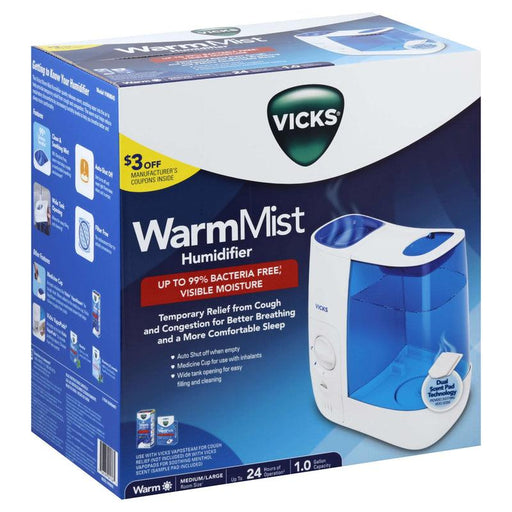 Vicks Humidifier Warm Mist 1 Gallon - Shop Home Med