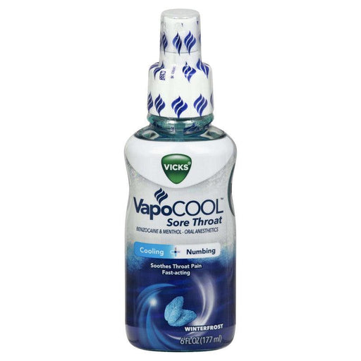 Vicks VapoCOOL Sore Throat Spray - Winterfrost - 6 fl oz - Shop Home Med