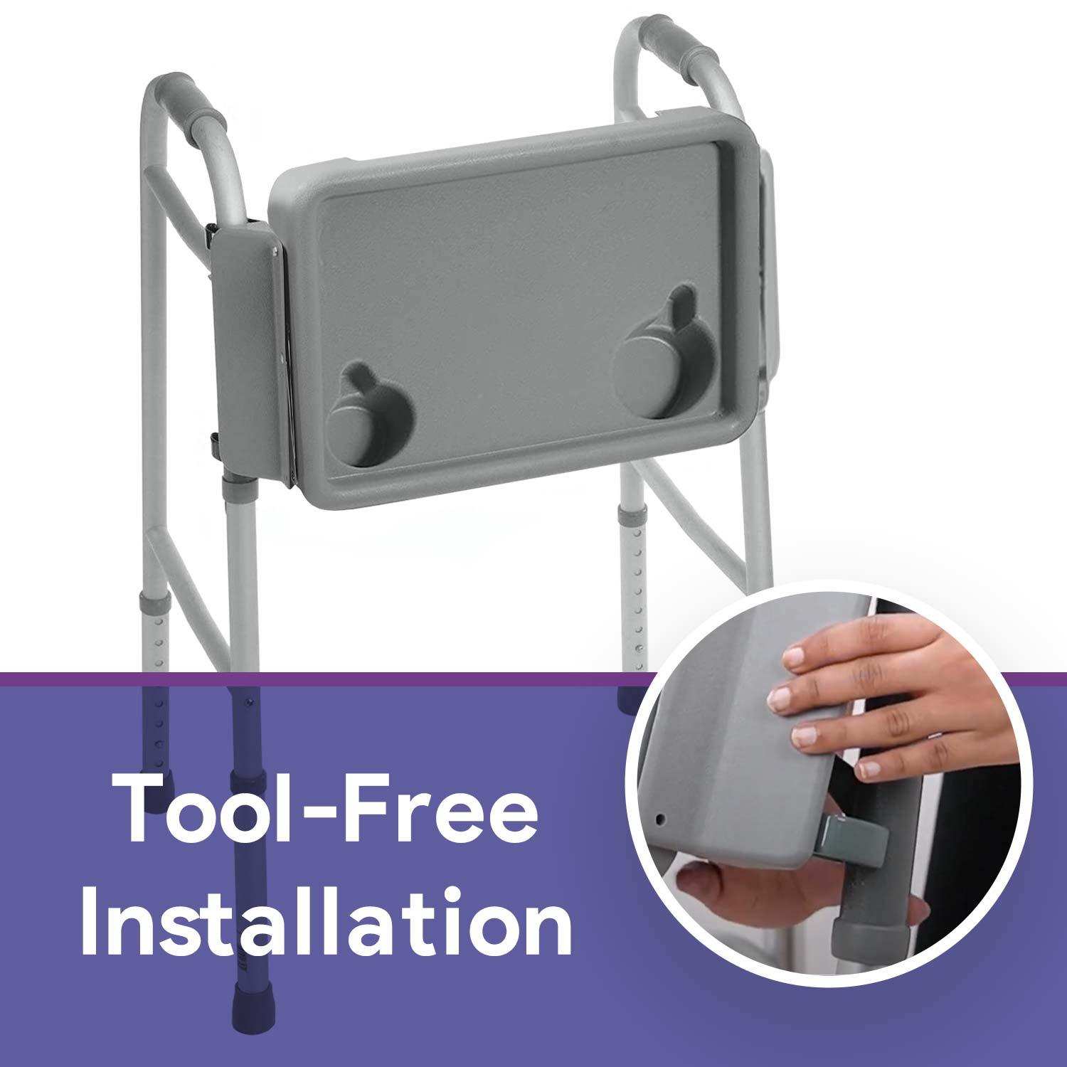 Walker Tray For Folding Walker -Convenient Walker Accessories For Seniors - Shop Home Med
