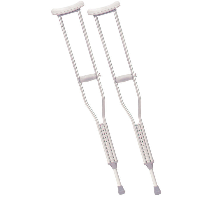 Walking Crutches with Underarm Pad and Handgrip - Shop Home Med